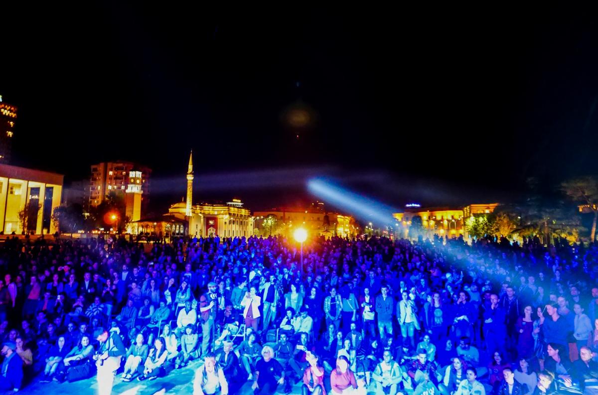 Tirana 4000 people at concert for Europe’s last wild river Save the